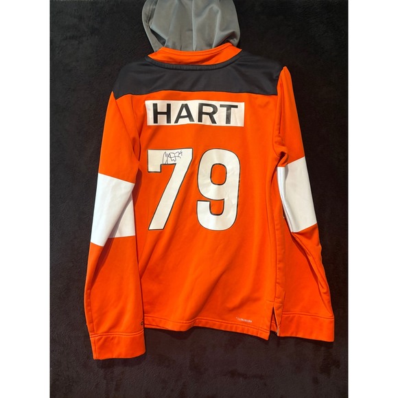 Adidas NHL Philadelphia Flyers Hoodie Pullover Sweatshirt Hockey Small - Picture 7 of 10